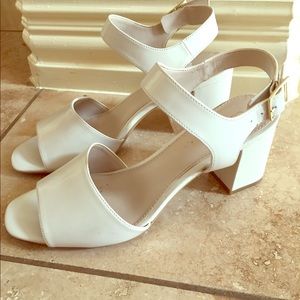 Calvin Klein White Sandals